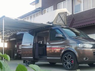 2010 Volkswagen Multivan T5 Рестайлинг, коричневый, 2700000 рублей, вид 5