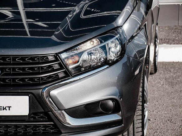 2017 Lada (ВАЗ) Vesta I, серый, 729000 рублей - вид 9