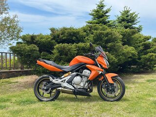 2007 Kawasaki ER-6N, оранжевый, 340000 рублей, вид 3