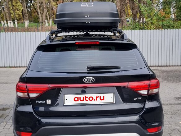 2019 Kia Rio X-Line IV, чёрный, 1540000 рублей - вид 4