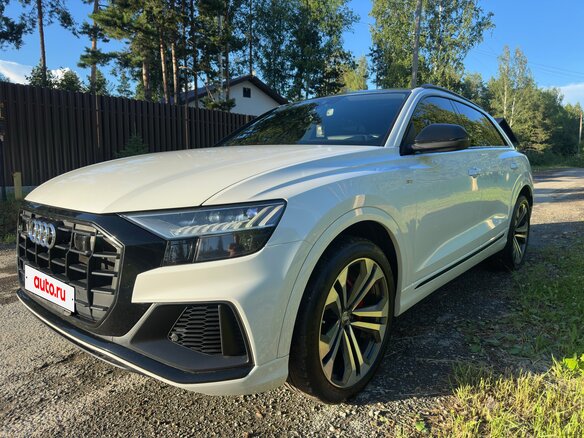 2019 Audi Q8 50 TDI I (4M), белый, 5950000 рублей - вид 9