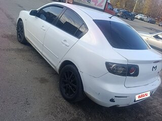 2008 Mazda 3 I (BK) Рестайлинг, белый, 330000 рублей, вид 4