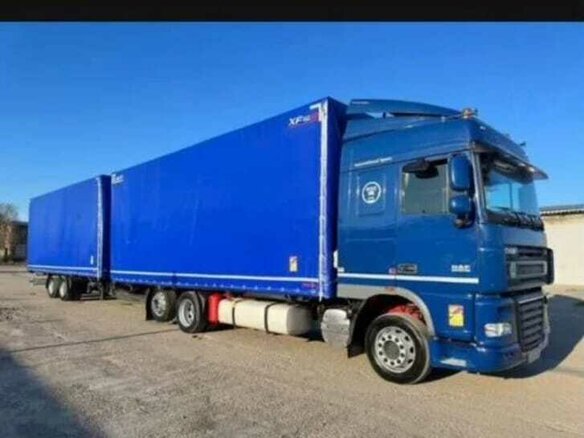 2006 DAF XF 105, синий, 3900000 рублей