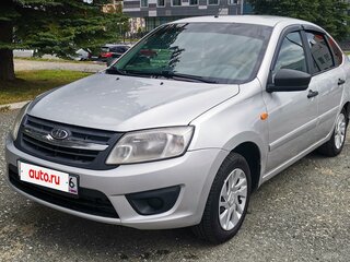 2016 Lada (ВАЗ) Granta I, серебристый, 489000 рублей, вид 1