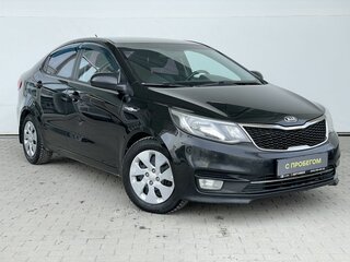 2015 Kia Rio III Рестайлинг, чёрный, 897000 рублей, вид 3