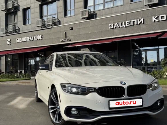 2019 BMW 4 серии 430i xDrive F32/F33/F36 Рестайлинг, белый, 2840000 рублей