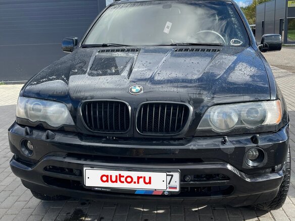 2003 BMW X5 4.4i I (E53), чёрный