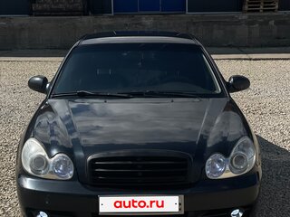 2008 Hyundai Sonata ТагАЗ IV (EF) Рестайлинг, чёрный, 500000 рублей, вид 2