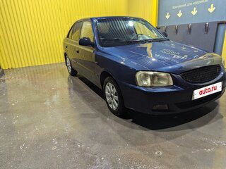 2007 Hyundai Accent ТагАЗ II, синий, 358000 рублей, вид 5