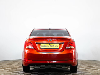 2016 Hyundai Solaris I Рестайлинг, красный, 1119000 рублей, вид 5
