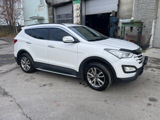 2013 Hyundai Santa Fe III, белый, 1690000 рублей, вид 3