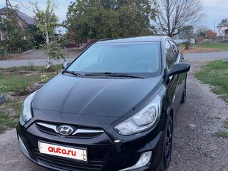 2011 Hyundai Solaris I, чёрный, 850000 рублей, вид 1