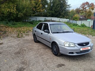 2007 Hyundai Accent ТагАЗ II, серебристый, 365000 рублей, вид 4