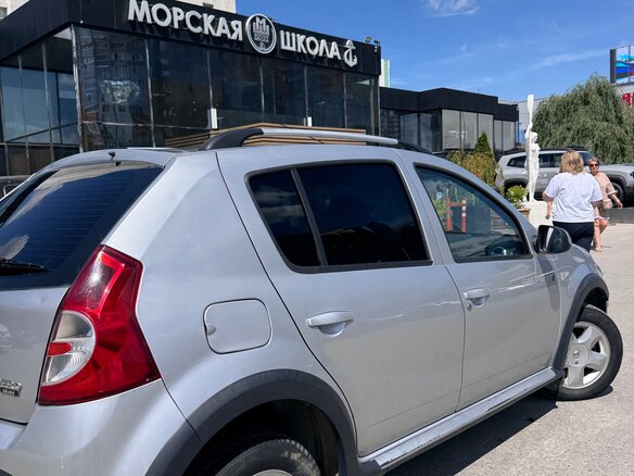 2014 Renault Sandero Stepway I, серебристый, 470000 рублей - вид 5