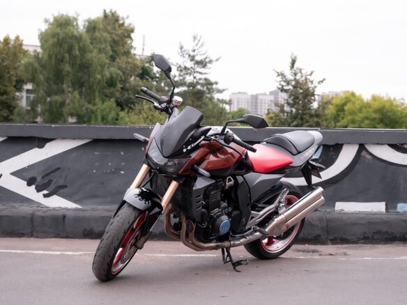 2003 Kawasaki Z 1000, чёрный, 400000 рублей - вид 12
