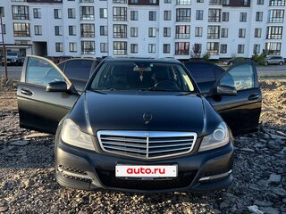 2013 Mercedes-Benz C-Класс 180 III (W204) Рестайлинг, чёрный, 1420000 рублей, вид 1