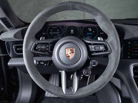 2026 Porsche Taycan Turbo GT I Рестайлинг, чёрный - вид 25
