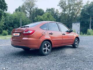 2014 Lada (ВАЗ) Granta I, оранжевый, 380000 рублей, вид 4