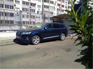 2016 Audi Q7 II (4M), синий, 3650000 рублей, вид 2