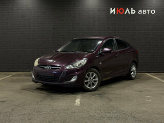 2012 Hyundai Solaris I, фиолетовый, 550000 рублей, вид 1