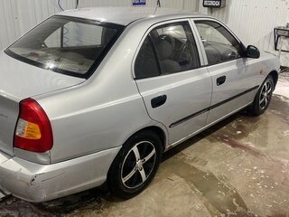 2006 Hyundai Accent ТагАЗ II, серебристый, 340000 рублей, вид 4