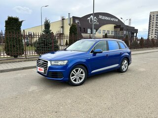 2016 Audi Q7 II (4M), синий, 2950000 рублей, вид 2