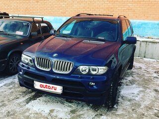 2005 BMW X5 4.8is I (E53) Рестайлинг, синий, 1500000 рублей, вид 2