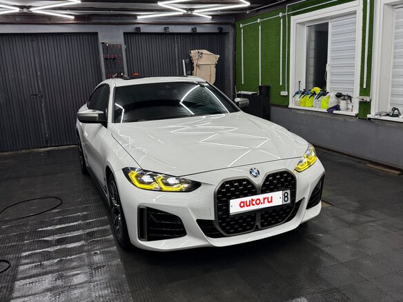 2021 BMW 4 серии Gran Coupe M440i xDrive G22, G23, G26, белый, 3900000 рублей - вид 3