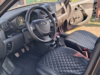 2013 Lada (ВАЗ) Granta I, чёрный, 280000 рублей, вид 4