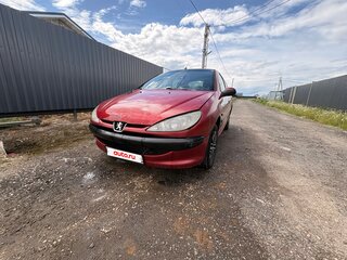 2004 Peugeot 206, красный, 85000 рублей, вид 1