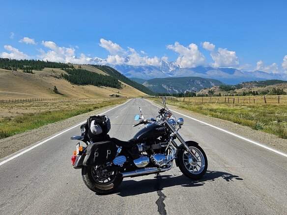 2008 Triumph America, чёрный, 420000 рублей