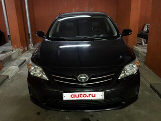 2011 Toyota Corolla X (E140, E150) Рестайлинг, чёрный, 1350000 рублей, вид 2