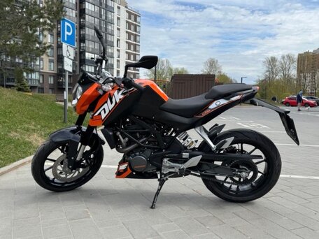 2013 KTM 200 Duke, оранжевый, 270000 рублей, вид 1