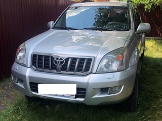 2008 Toyota Land Cruiser Prado 5-speed 120 Series Рестайлинг, серебристый, 2550000 рублей, вид 3