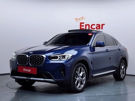 2022 BMW X4 20i II (G02) Рестайлинг, синий, 5025000 рублей, вид 1