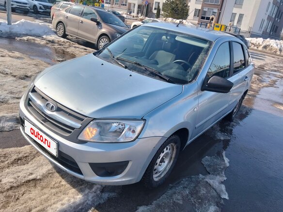 2017 Lada (ВАЗ) Granta I, голубой, 457000 рублей