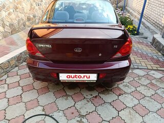 2007 Kia Spectra I Рестайлинг 2, красный, 1000000 рублей, вид 2