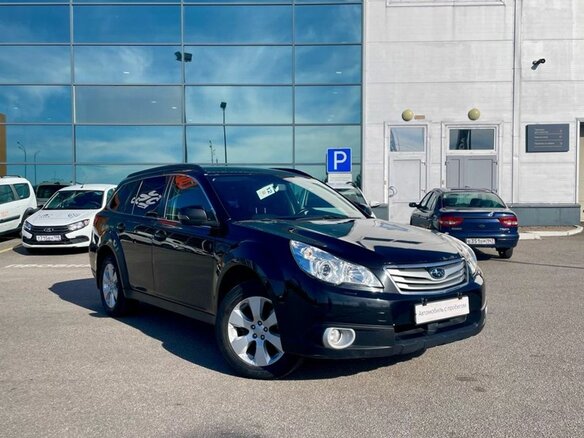 2011 Subaru Outback IV, чёрный, 777000 рублей - вид 1