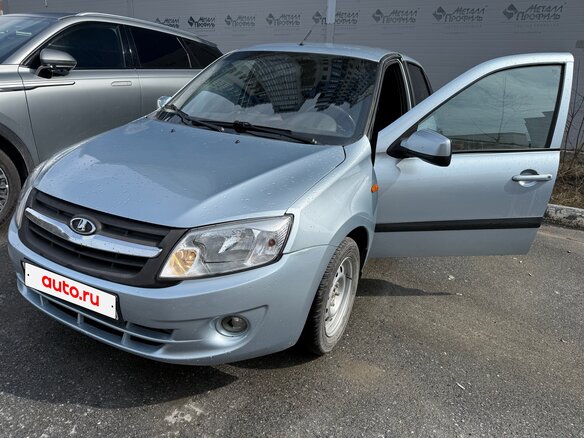 2013 Lada (ВАЗ) Granta I, голубой, 400000 рублей