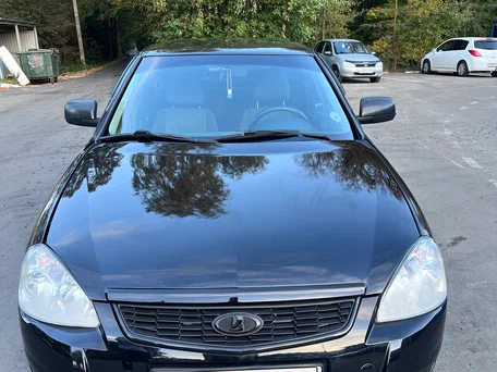 2008 Lada (ВАЗ) Priora I, чёрный, 270000 рублей, вид 1