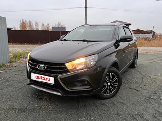 2018 Lada (ВАЗ) Vesta SW Cross I, чёрный, 990000 рублей, вид 1