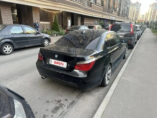 2008 BMW 5 серии 520d V (E60/E61) Рестайлинг, чёрный, 1150000 рублей, вид 2