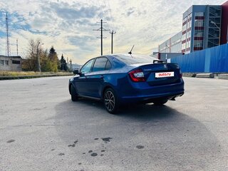 2019 Skoda Rapid I Рестайлинг, синий, 1450000 рублей, вид 4