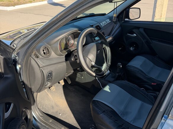 2013 Lada (ВАЗ) Kalina II, синий, 395000 рублей - вид 5