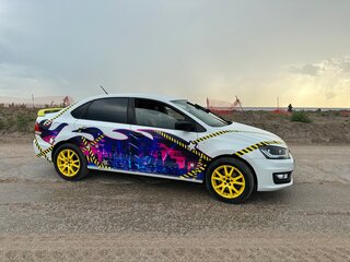2016 Volkswagen Polo V Рестайлинг, белый, 1200000 рублей, вид 2