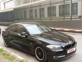2013 BMW 5 серии 520d VI (F10/F11/F07), чёрный, 1600000 рублей, вид 2