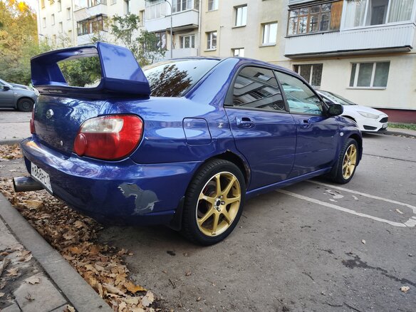 2006 Subaru Impreza II Рестайлинг 2, синий, 800000 рублей - вид 4