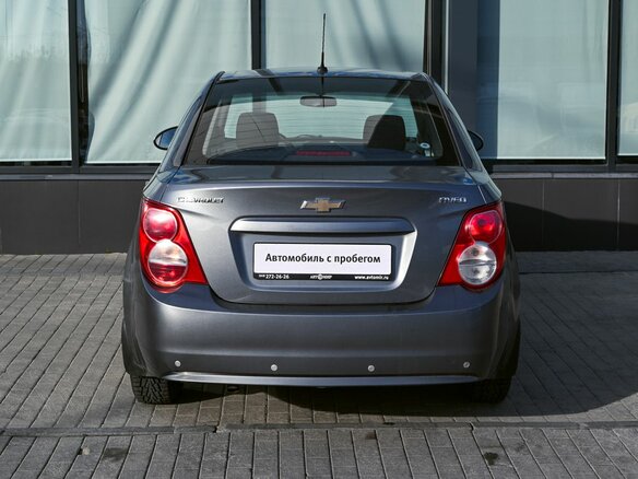 2014 Chevrolet Aveo II, серый, 584000 рублей - вид 3