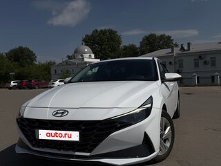 2022 Hyundai Elantra VII (CN7), белый, 1850000 рублей, вид 4