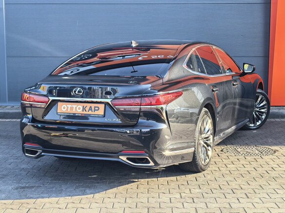 2018 Lexus LS 350 V, чёрный - вид 3